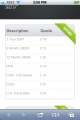 Screenshot of an example modal window